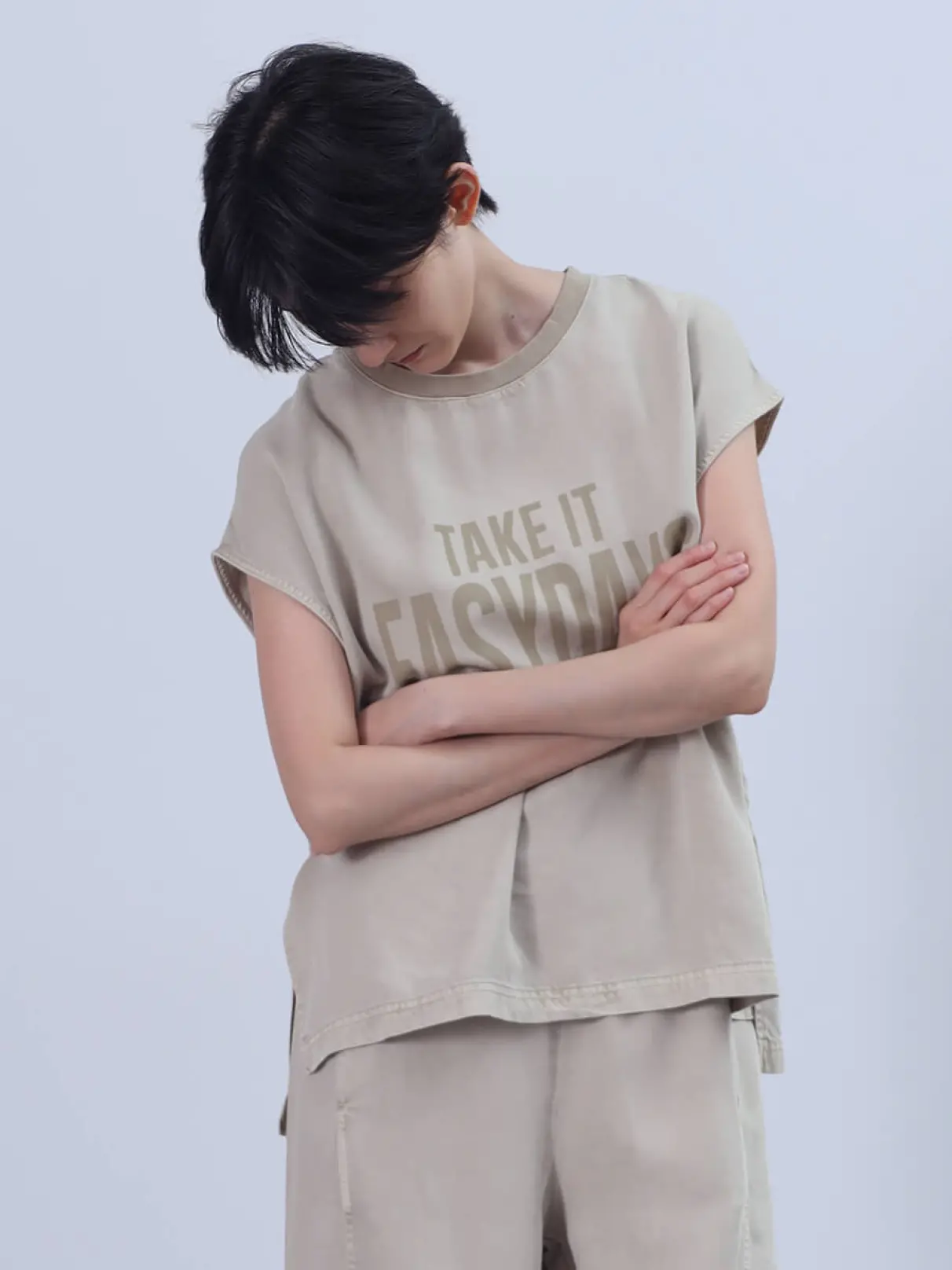 リヨセルフレンチスリーブトップス - LASUD - LASUD｜YAMADAYA STORE