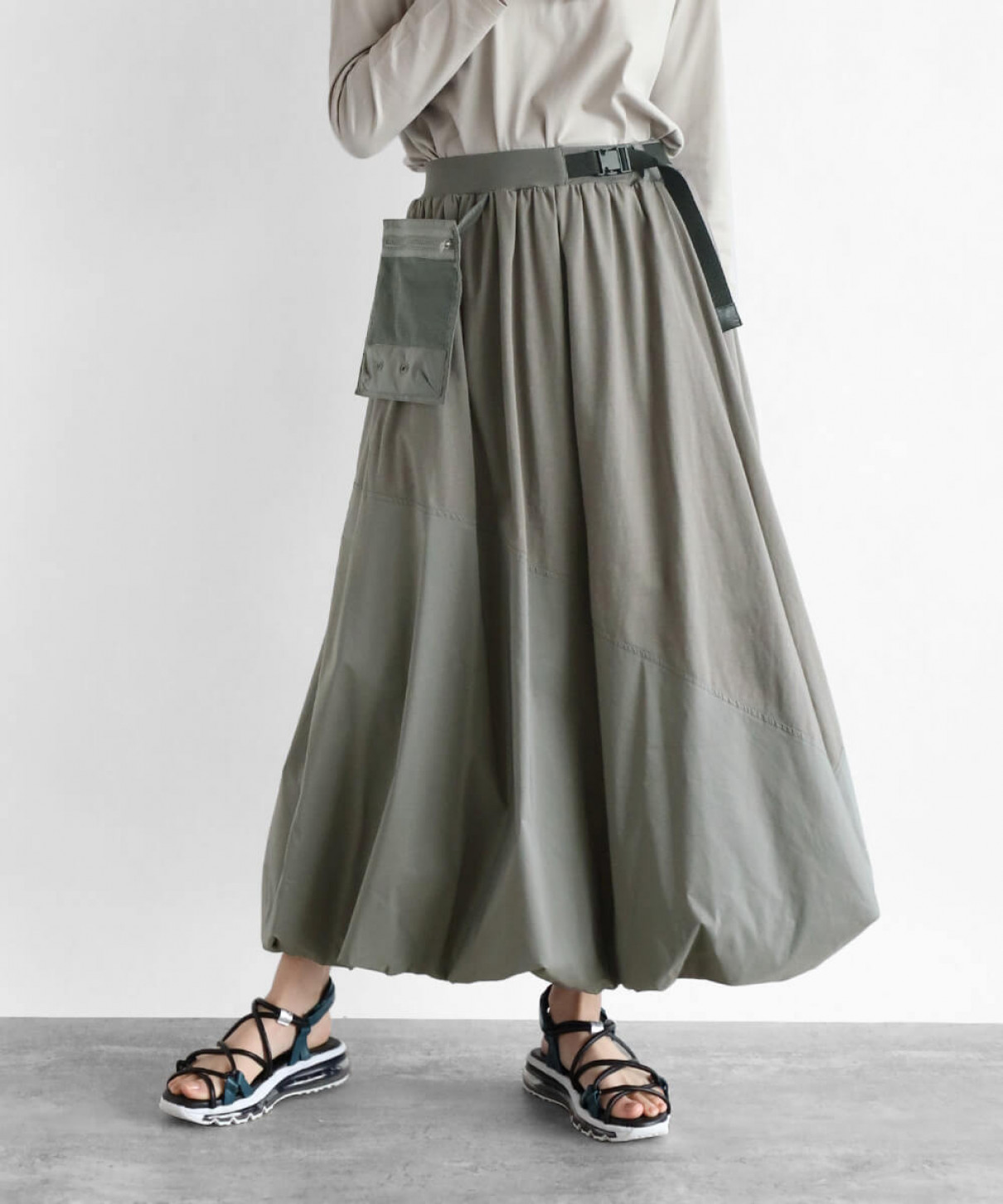 ポーチ付バルーンスカート Lasud Yamadaya Onlinestore