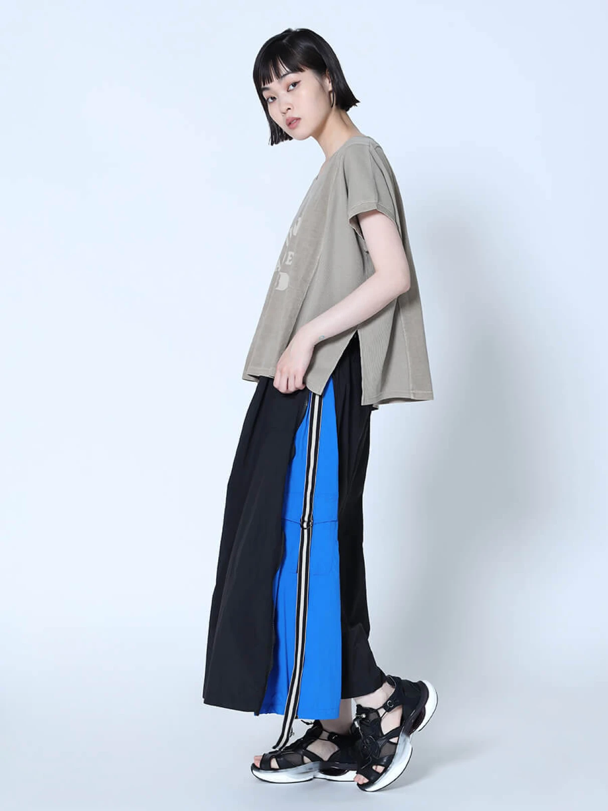 サイドジップラインスカート - LASUD - LASUD｜YAMADAYA STORE