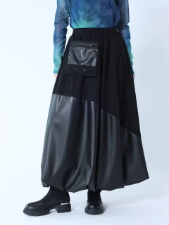 新品　YORT バルーンスカート　ロングYAMADAYA　ヤマダヤ　ブラック　黒 新品 YORT バルーンスカート ロングYAMADAYA ヤマダヤ ブラック