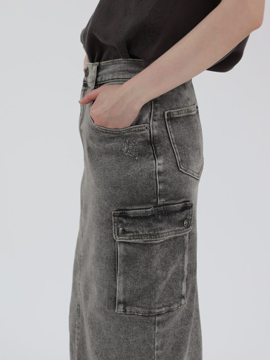 LASUDのデニムスカートの商品一覧｜ファッション通販のYAMADAYA
