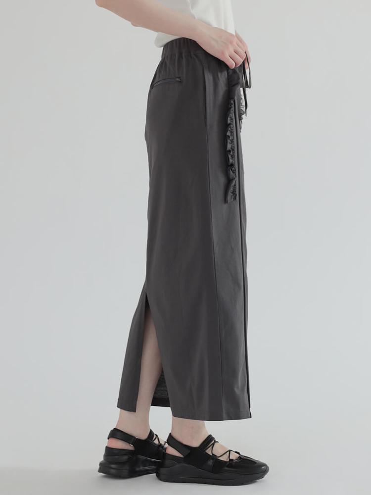 スコットクラブ　LASUD YAMADAYA　スカート　2025購入　新品未使用 セール 59%OFF】スコットクラブ SCOTCLUB ロゴデニムロング