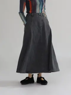 ※お値下げ【新品】ヤマダヤ LASUD チャコールグレー フレアスカート LASUDのスカートの商品一覧｜ファッション通販のYAMADAYA STORE