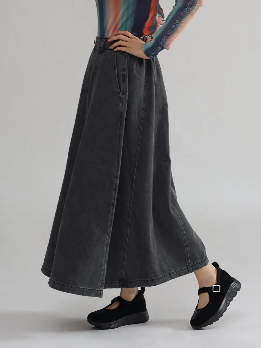 LASUDのデニムスカートの商品一覧｜ファッション通販のYAMADAYA