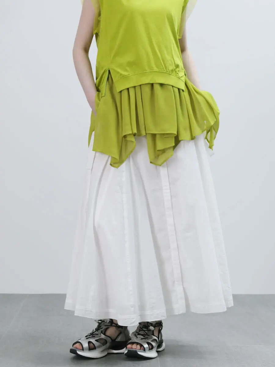 lasud スカート2点　トップス１点　ヤマダヤ ステッチデザインコットンフレアスカート - LASUD - LASUD｜YAMADAYA STORE