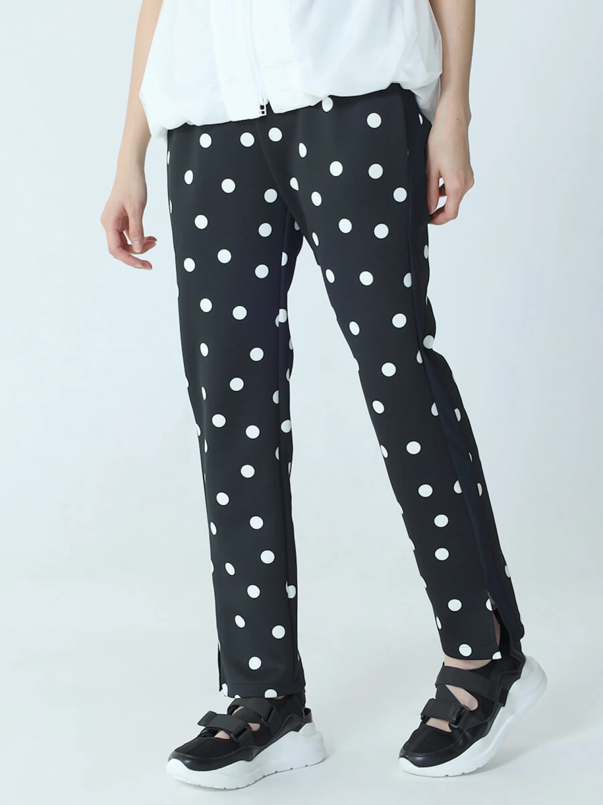 ラシュッド　ドットジョガーパンツ　日本製　ヤマダヤ ドットジョガーパンツ - LASUD - LASUD｜YAMADAYA STORE