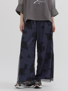 LASUD｜チュールレイヤードWポケットパンツ | Rakuten Fashion