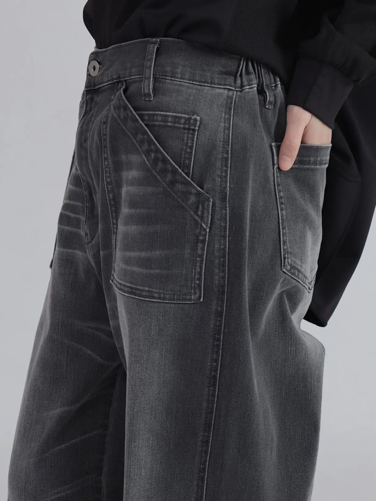 【RADIATE】デニムドッキングフーディ【ヤマダヤ】最終価格 LASUDのデニムパンツの商品一覧｜ファッション通販のYAMADAYA STORE
