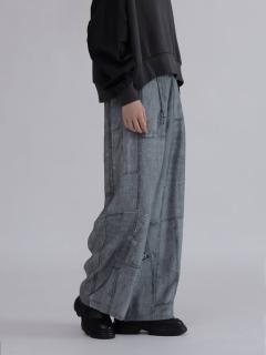 LASUDシアーパラシュートパンツ ブラック スコットクラブ ヤマダヤ シップス LASUDシアーパラシュートパンツ ブラック スコットクラブ