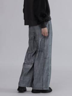 新品YAMADAYA ラシュッド　ボンディングロゴPO チャコールグレー LASUDのパンツの商品一覧｜ファッション通販のYAMADAYA STORE