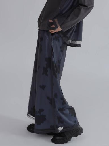 【定価24,000円】ラシュッド　オーガンジーサロペット　グレー　M　ヤマダヤ 定価24,】ラシュッド オーガンジーサロペット グレー M ヤマダヤ