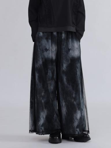 新品未使用LASUD チュールレイヤードWポケットパンツ LASUD｜チュールレイヤードWポケットパンツ | Rakuten Fashion