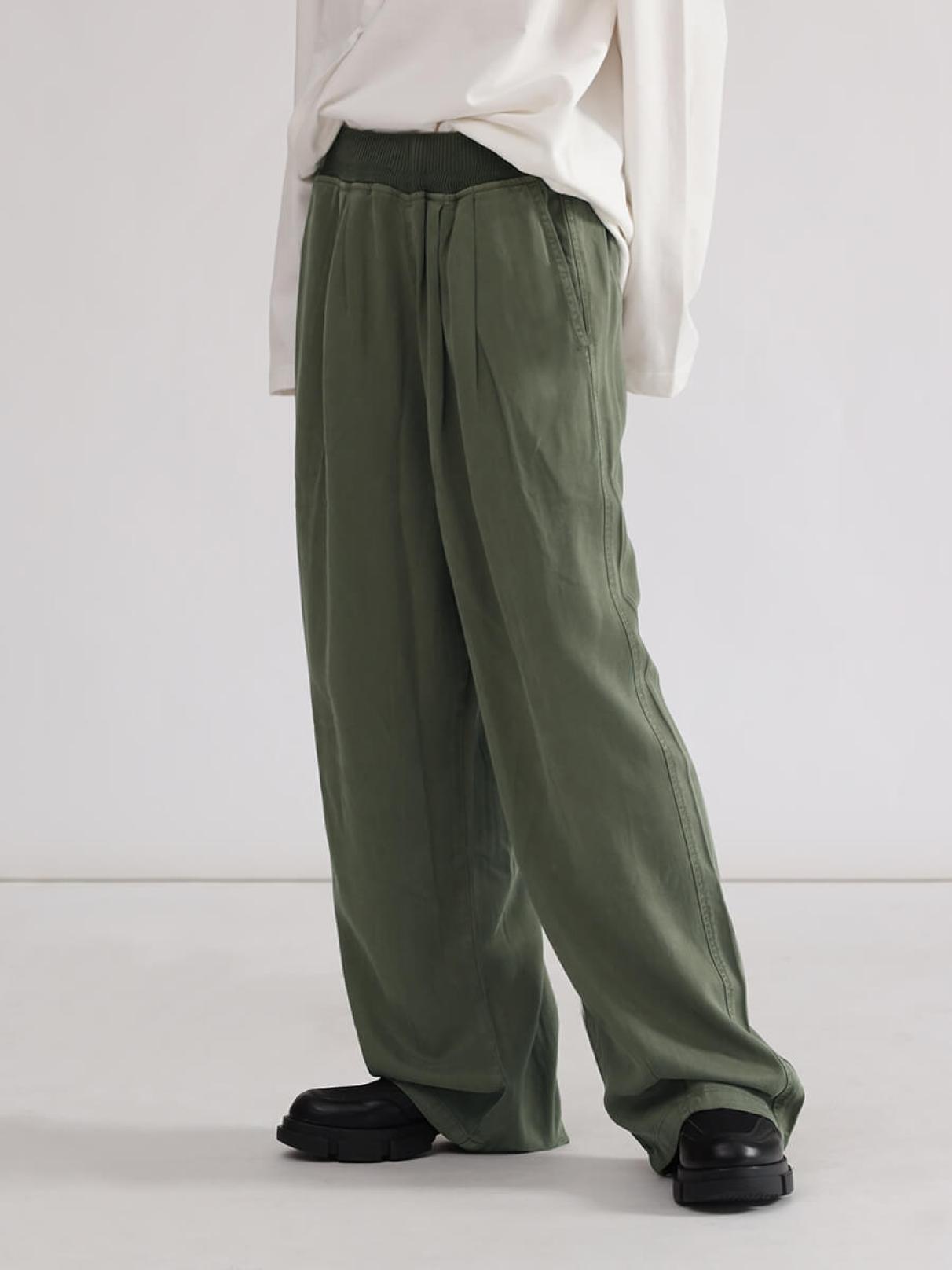 新品未使用LASUD チュールレイヤードWポケットパンツ LASUD