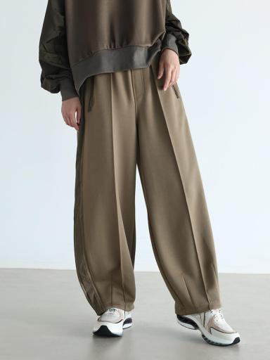 【新品】LASUD ダークグレー カジュアルパンツ 新品】LASUD ダークグレー カジュアルパンツ LASUDのパンツの