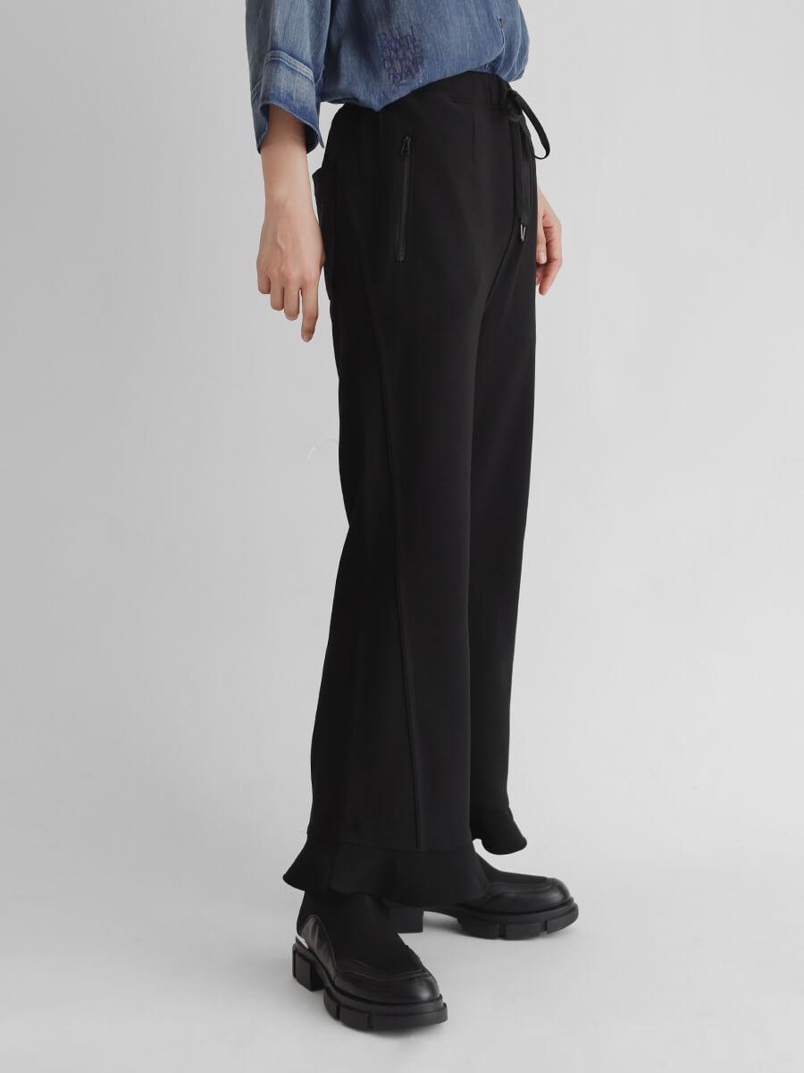 LASUDシアーパラシュートパンツ ブラック スコットクラブ ヤマダヤ シップス LASUDのパンツの商品一覧｜ファッション通販のYAMADAYA STORE