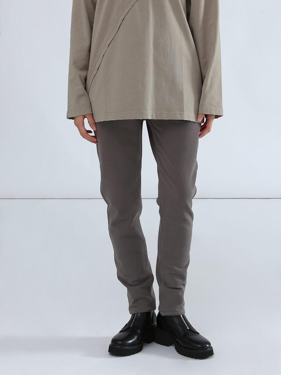 裏起毛ハイストレッチスリムパンツ