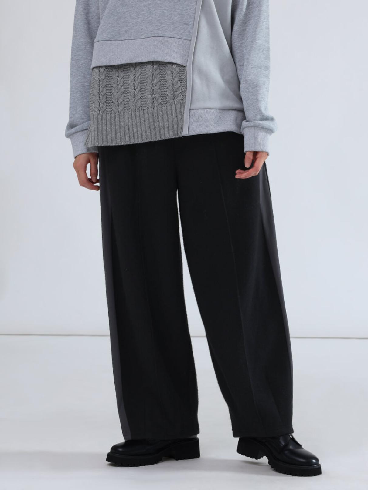 新品　LASUD ラシュッド　ノリタケ　サイドライン　パンツ　日本製　ヤマダヤ ウールブレンドサイドラインパンツ - LASUD - LASUD｜YAMADAYA STORE