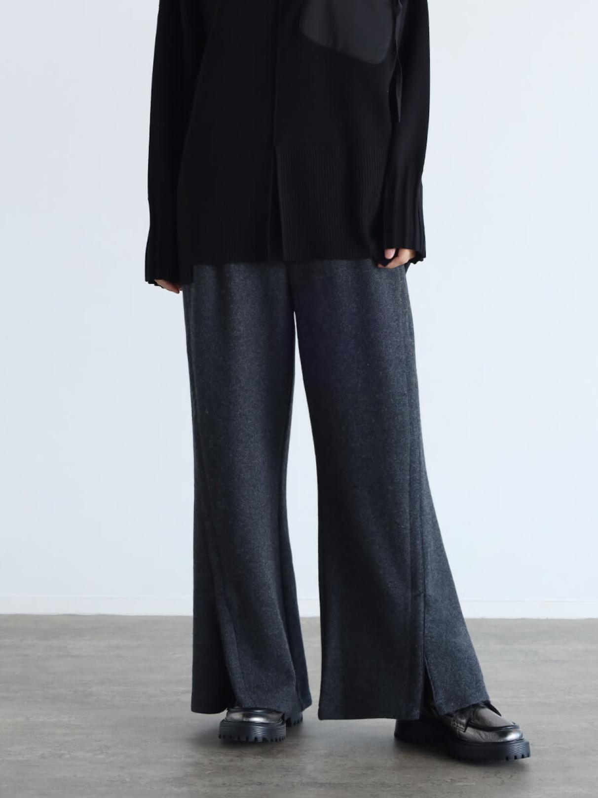 ウール混ラインフレアパンツ - LASUD - LASUD｜YAMADAYA STORE