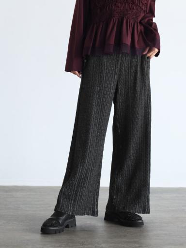 LASUDxニットパンツ