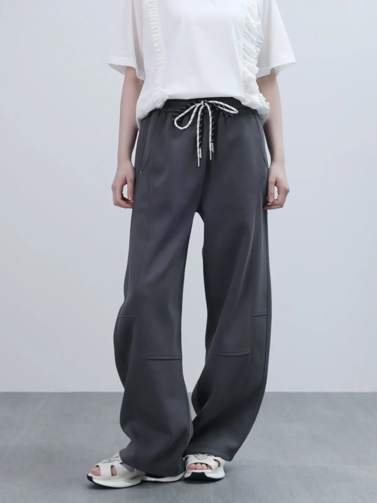 Wドローコード切替えスウェットパンツ - LASUD - LASUD｜YAMADAYA STORE
