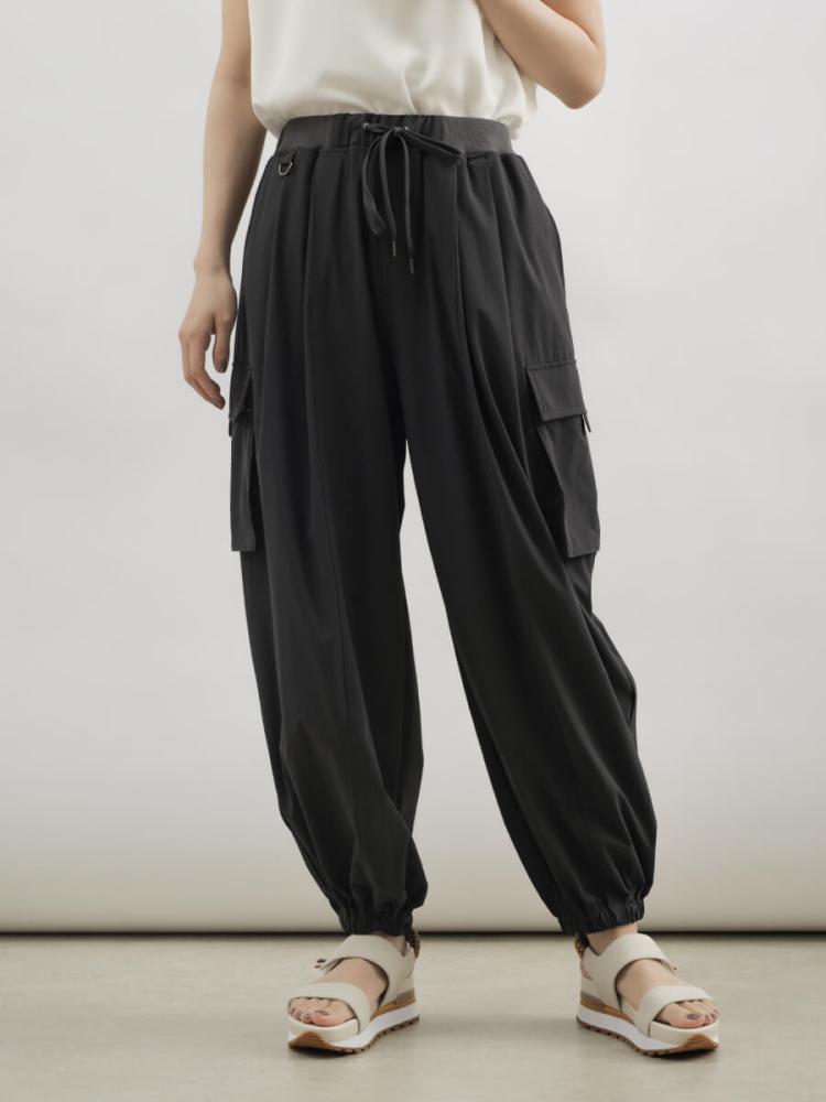 ナイロンタックカーゴパンツ（dark gray,black,navy) - LASUD - LASUD