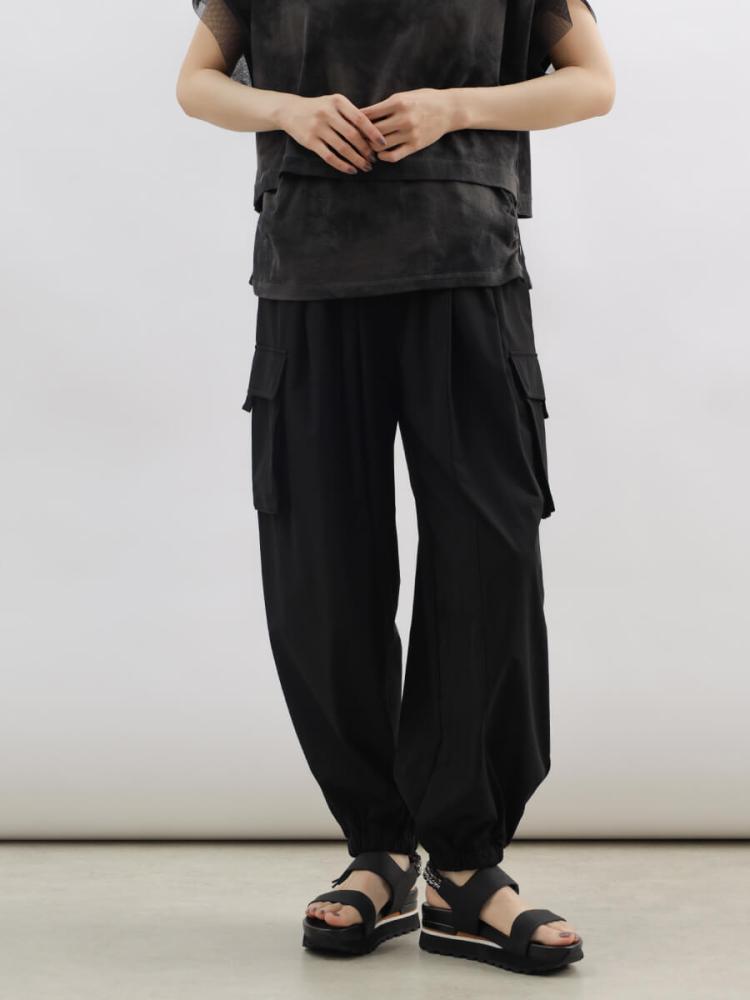 CLOVE ワイドカーゴパンツ　アッシュグレー　9号　ヤマダヤ カーゴパンツの商品一覧｜ファッション通販のYAMADAYA STORE