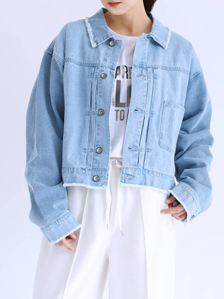 シンチバックデニムジャケット - LASUD - LASUD｜YAMADAYA STORE
