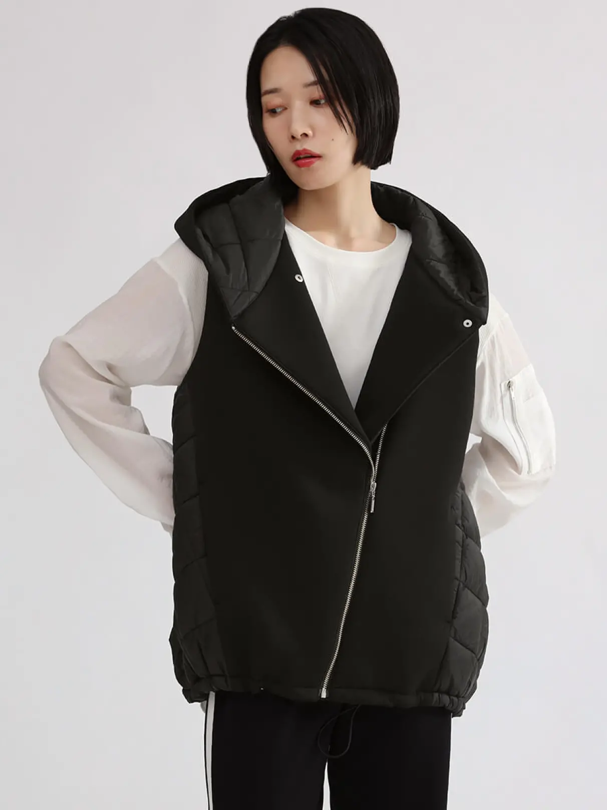 ジップキルティングベスト - LASUD - LASUD｜YAMADAYA STORE