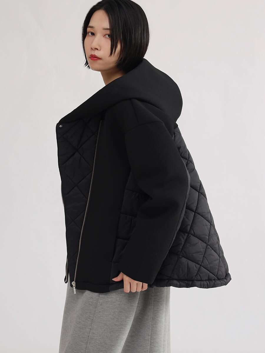 ジップキルティングブルゾン YAMADAYA STORE ジップキルティングブルゾン YAMADAYA STORE