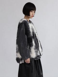 マーブルカラーボアベスト - LASUD - LASUD｜YAMADAYA STORE