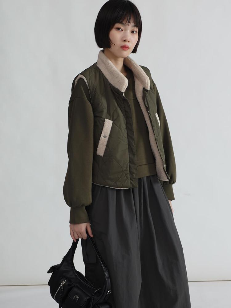 ラシュッド　LASUD　ボアベスト ラシュッド LASUD ボアベスト （アイボリー） -アウトレット通販