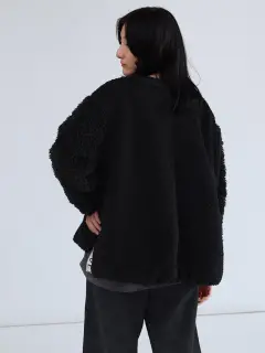 ノア　ヤマダヤ LASUD MIXボアコンビブルゾン MIXボアコンビブルゾン - LASUD - LASUD｜YAMADAYA STORE