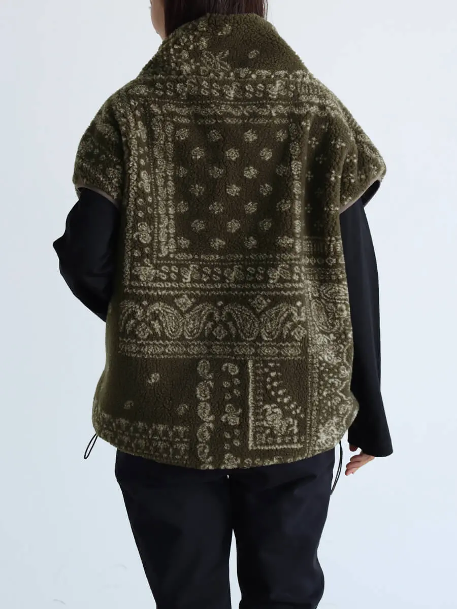 LASUD ボア ベスト　ジレ ラシュッド LASUD ボアベスト （アイボリー） -アウトレット通販