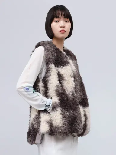 ヤマダヤ　ベスト ベスト ジレ ダブルジッパーニットベスト レディース : ZOZOTOWN Yahoo