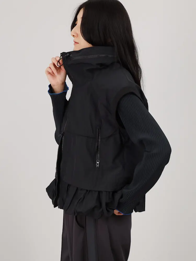 バルーンヘムジップベスト - LASUD - LASUD｜YAMADAYA STORE