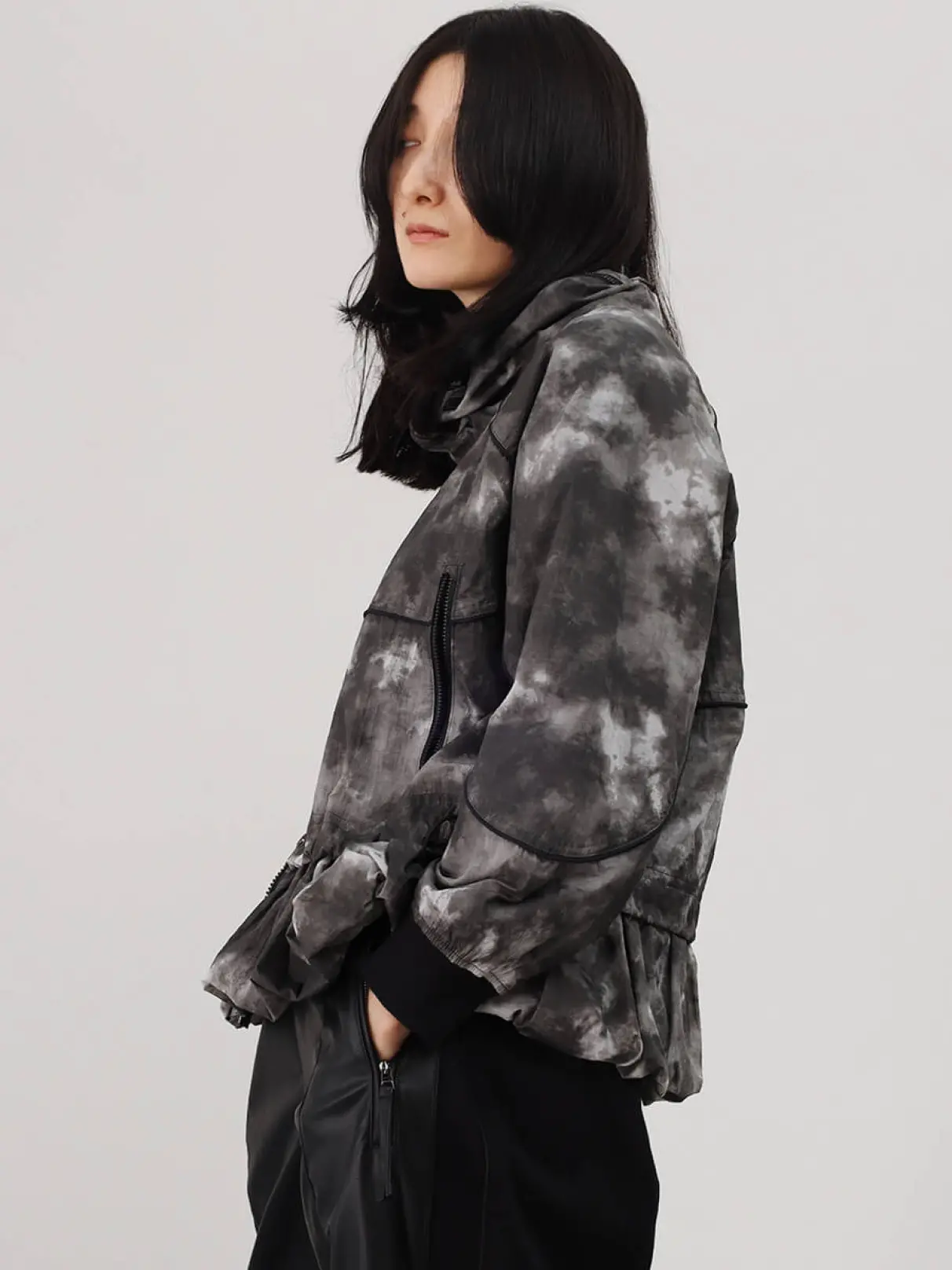 タイダイ柄バルーンヘムジップブルゾン - LASUD - LASUD｜YAMADAYA STORE