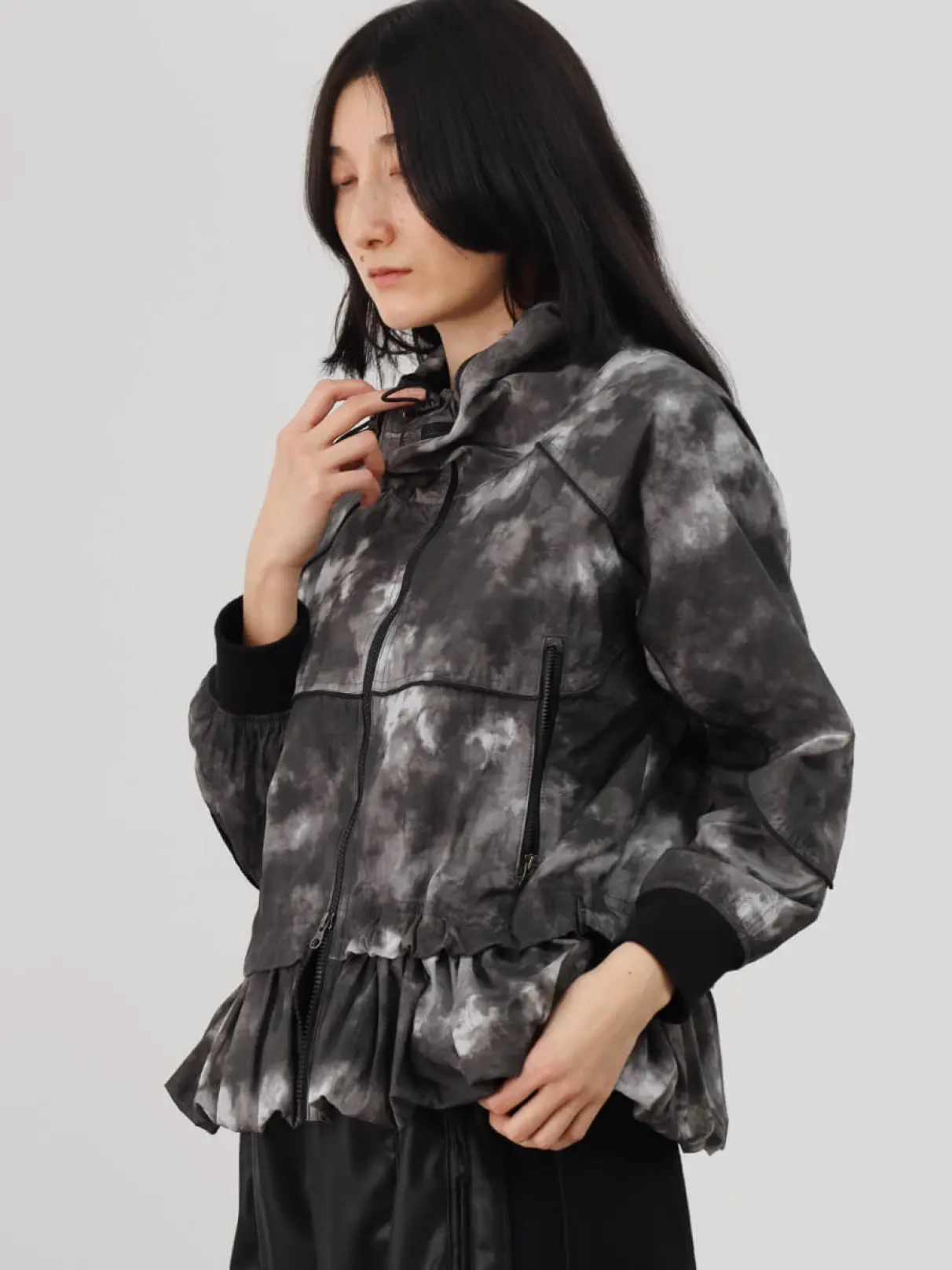 タイダイ柄バルーンヘムジップブルゾン - LASUD - LASUD｜YAMADAYA STORE