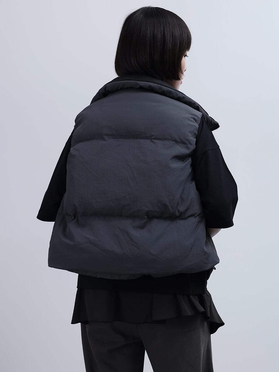 スタンドカラージップ中綿ベスト - LASUD - LASUD｜YAMADAYA STORE