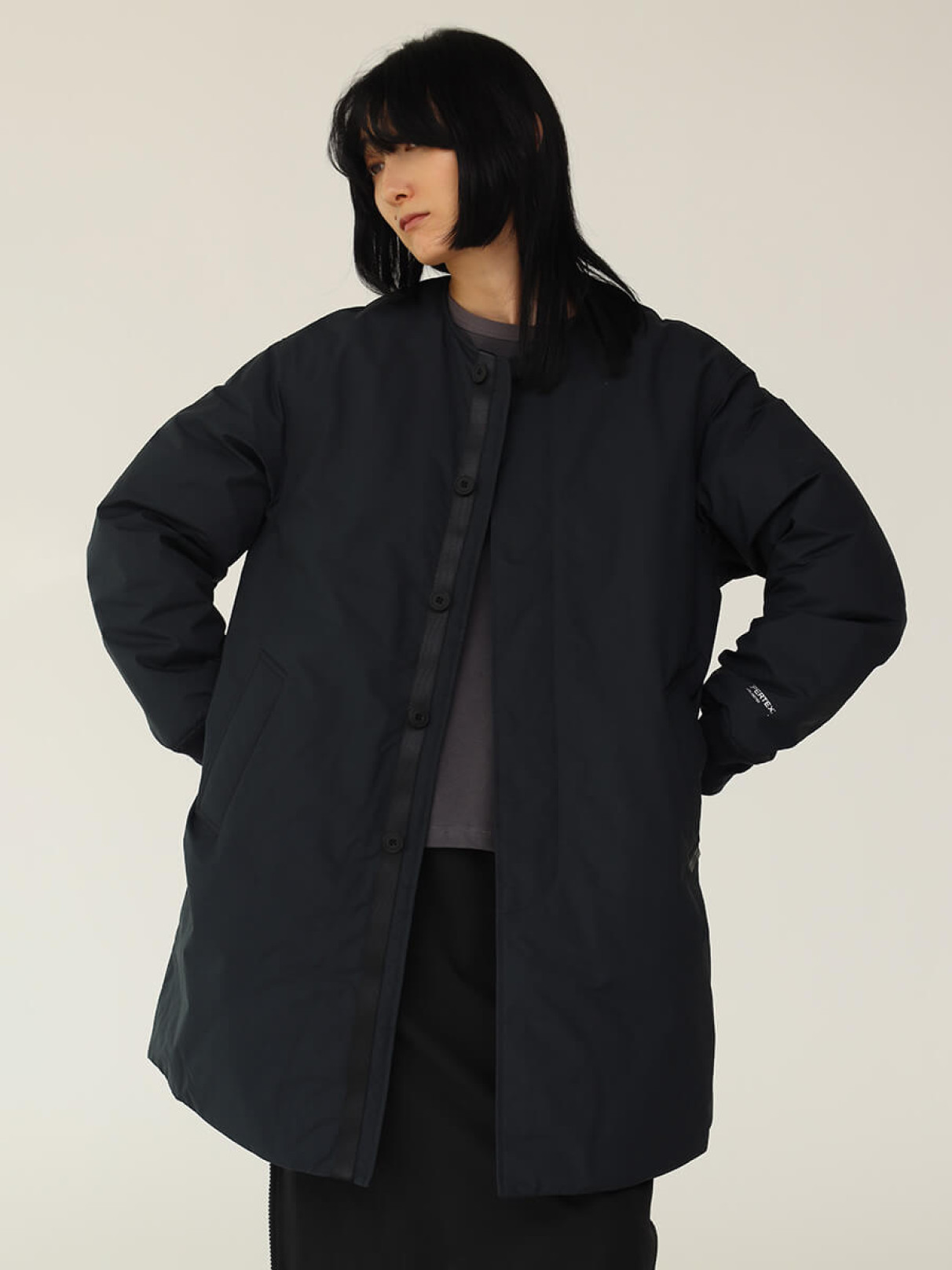 Backquilting Long Down Coat - ALLIED FEATHER + DOWN - LASUD