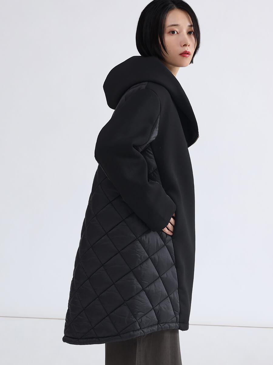 ジップキルティングコート YAMADAYA STORE ジップキルティングコート YAMADAYA STORE