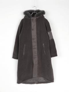 ボアフーデッドロングコート - LASUD - LASUD｜YAMADAYA STORE