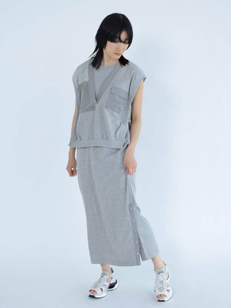 Vネックベストレイヤードワンピース - LASUD - LASUD｜YAMADAYA STORE
