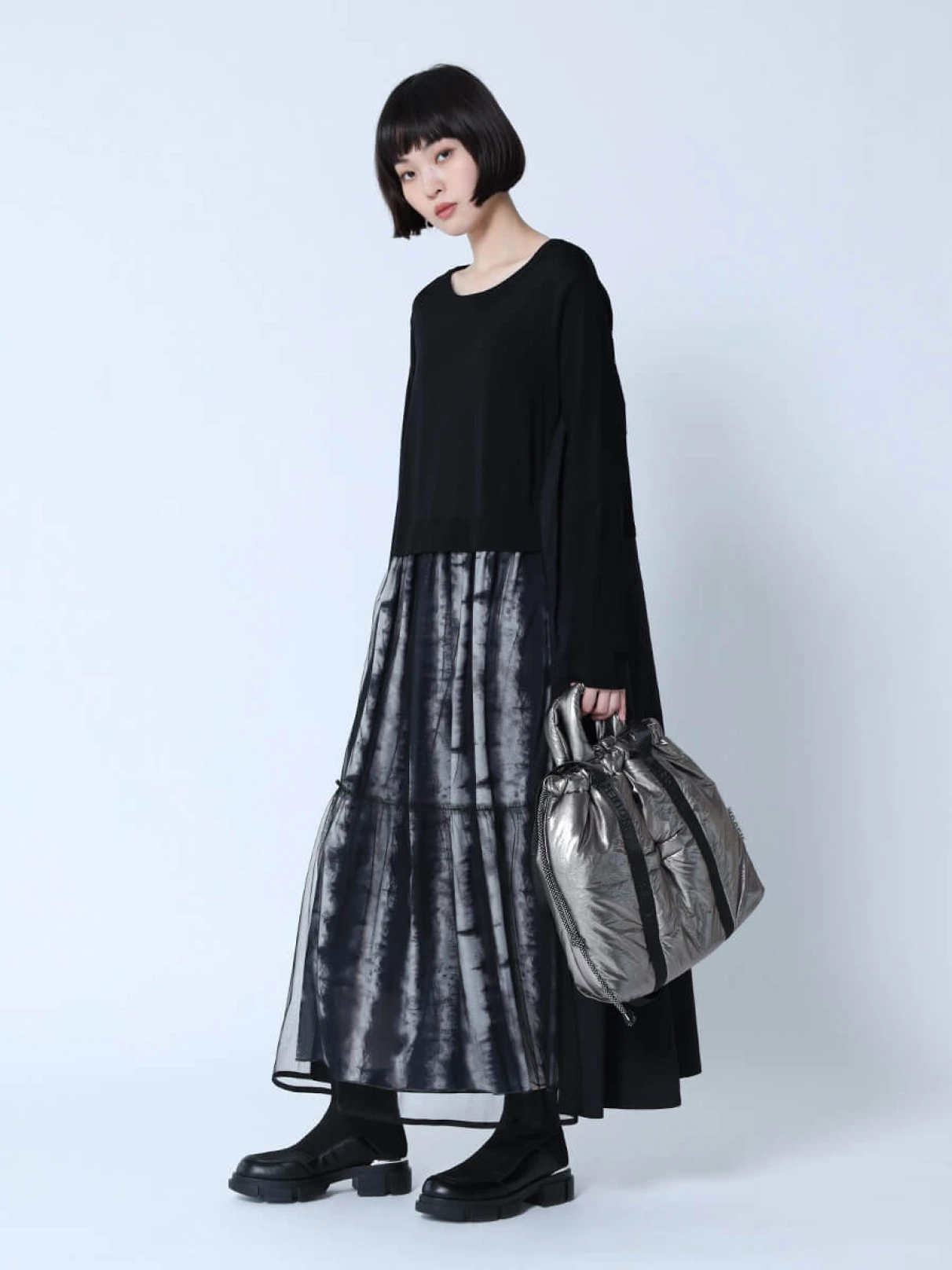 【新品】LASUD ラシュッド　バックチュールニットフーディ　ヤマダヤ 新品】LASUD ラシュッド バックチュールニットフーディ ヤマダヤ