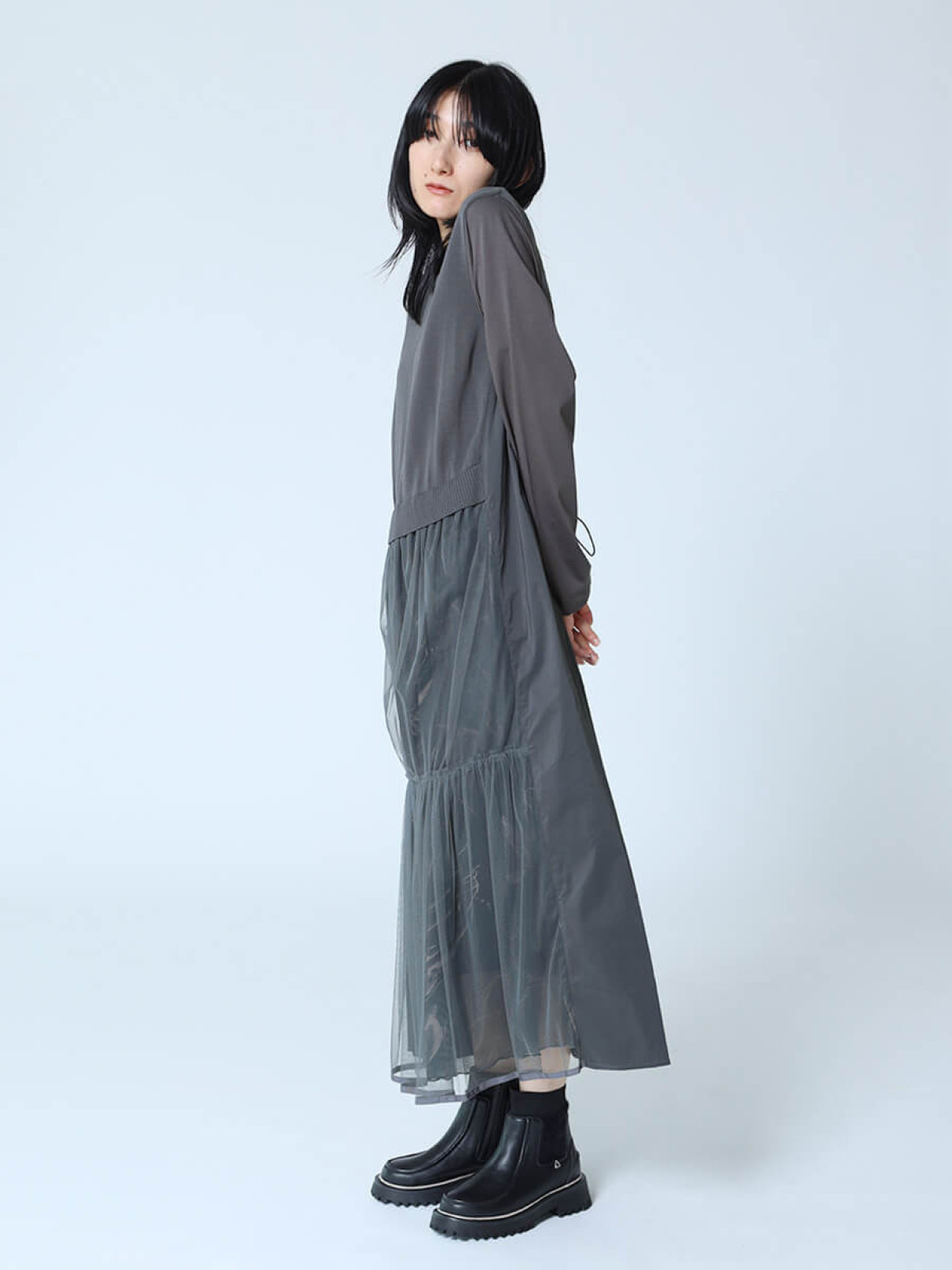 【新品】LASUD ラシュッド　バックチュールニットフーディ　ヤマダヤ 7f8d303bcb6df59a65ca82689a85de