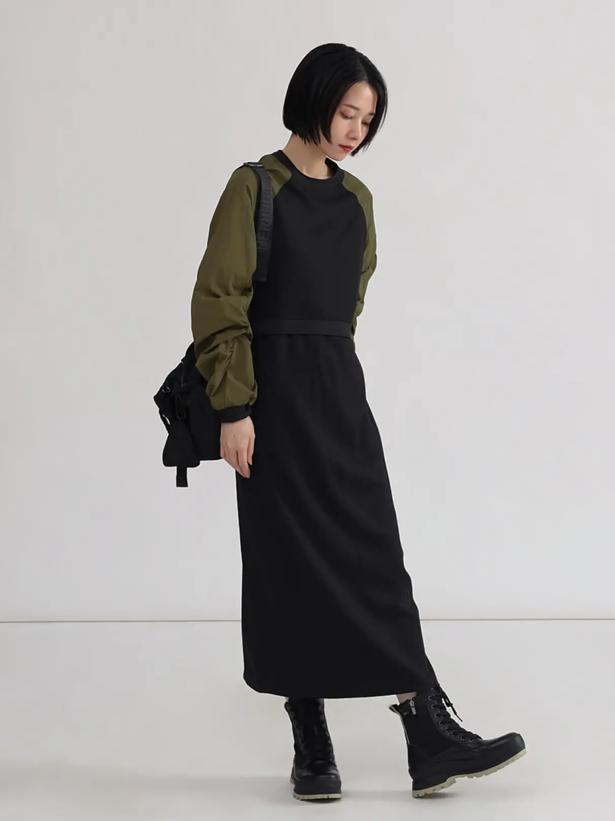 新品　ラシュッド　スコットクラブ　ロングワンピース　二枚重ね LASUDのワンピース/ドレスの商品一覧｜ファッション通販の