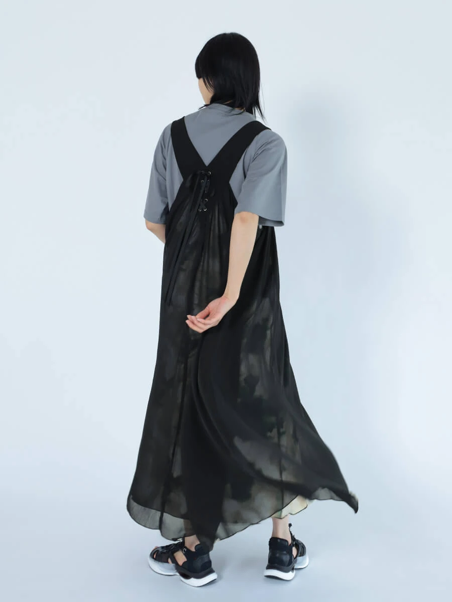 【定価49,500円】ヤマダヤ　レースとリボンのワンピース　ホワイト　M ロジータ ROJITA レース衿Wリボンワンピース （ブラック