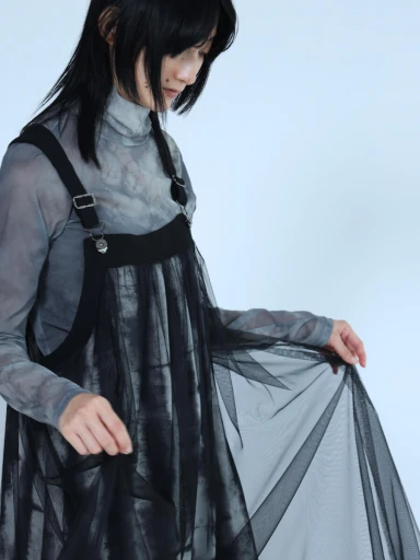 LASUD 未使用ブラック　ジャンパースカート ヤマダヤ LASUDのジャンパースカートの商品一覧｜ファッション通販の
