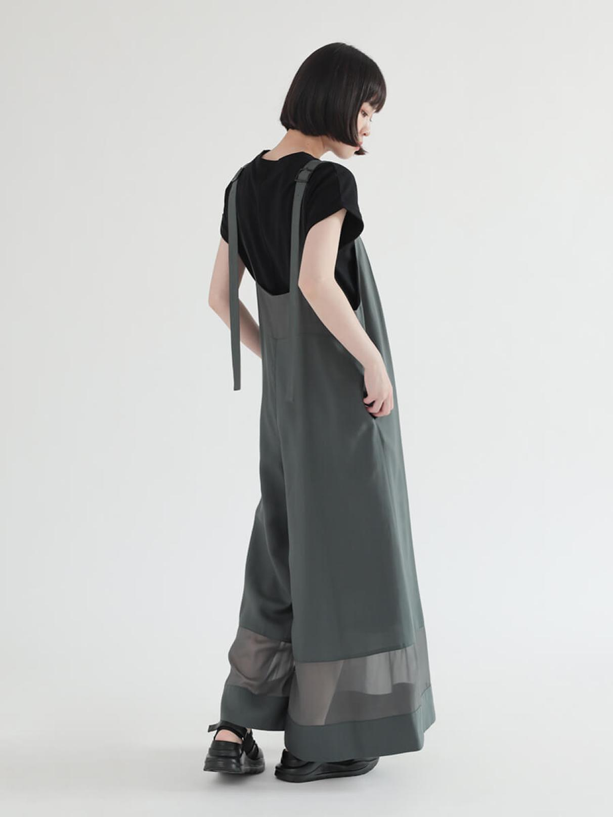 シアードッキングワイドサロペット - LASUD - LASUD｜YAMADAYA STORE