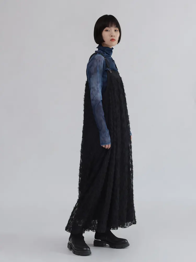 LASUD 未使用ブラック　ジャンパースカート ヤマダヤ LASUD 未使用ブラック ジャンパースカート ヤマダヤ LASUDの