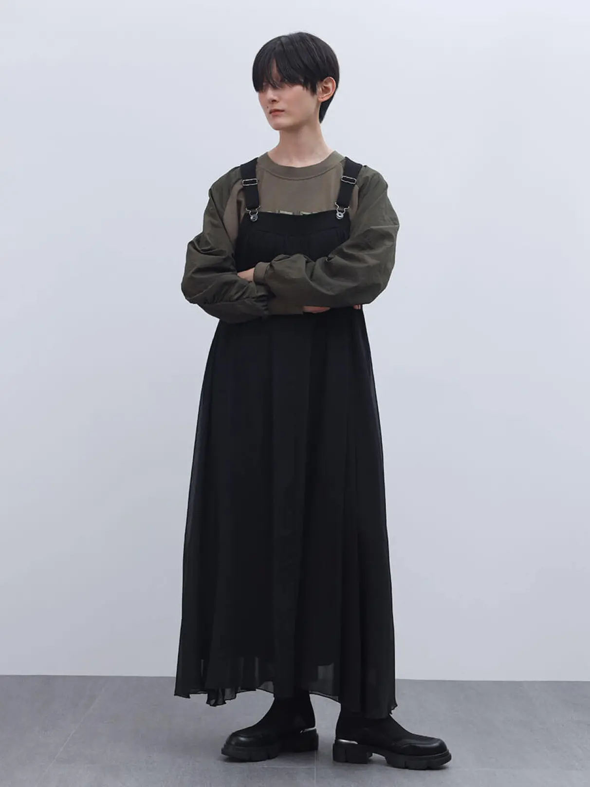LASUDのジャンパースカートの商品一覧｜ファッション通販のYAMADAYA STORE